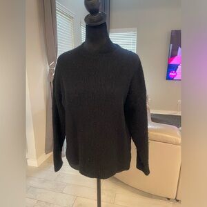 Favorite Daughter Jamie Wool-Cashmere Sweater MISSING SCARF XS